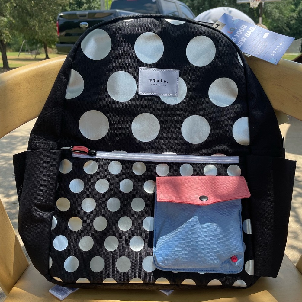 State. Reflective backpack